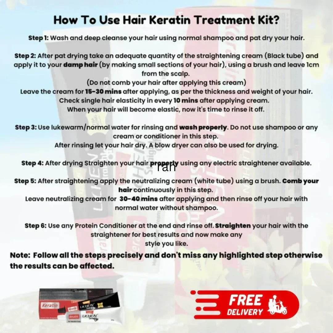 Lichen Hair Keratin Straight Off (Imported) - Arabiandrops